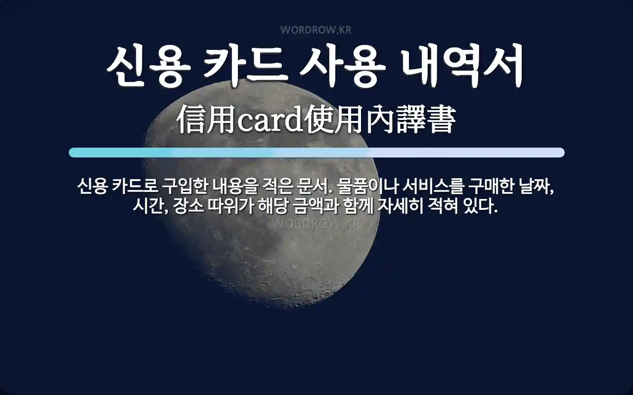 홈택스 카드 내역서